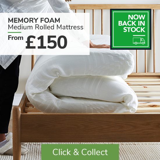 Memory Foam Medium Rolled Mattress